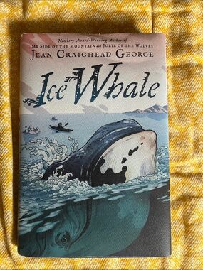 Ice Whale by Jean Craighead George — Illustrated Hardcover (Blue/Teal/White)